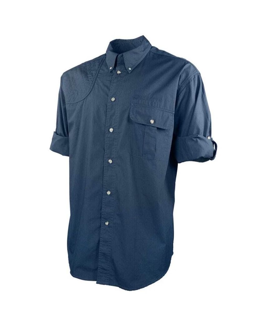 Beretta TM Roll-Up Shooting Shirt - Blue Total Eclipse - XL - NEW IN BAG