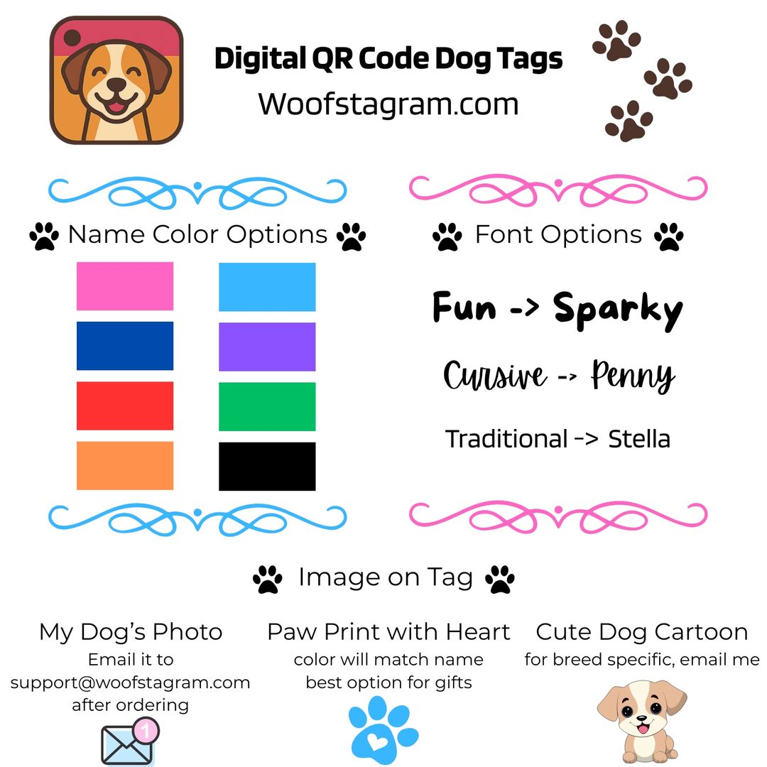 QR Code Dog Tags