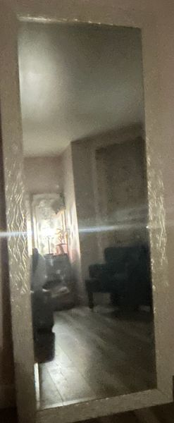 Full Length Decorative Wall Mirror - Elegant Design with Ornate Frame